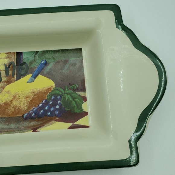 Papel Giftware Cheese Plate Cracker Serving Dish Relish Tray - Picture 5 of 8